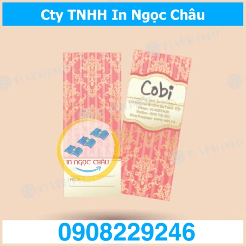 	Giá rẻ hơn 20% khi In Tag treo bông tai