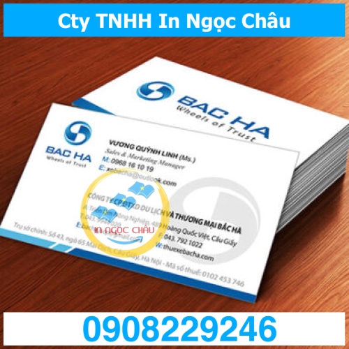  	Thiết kế name card sang đẹp giá rẻ