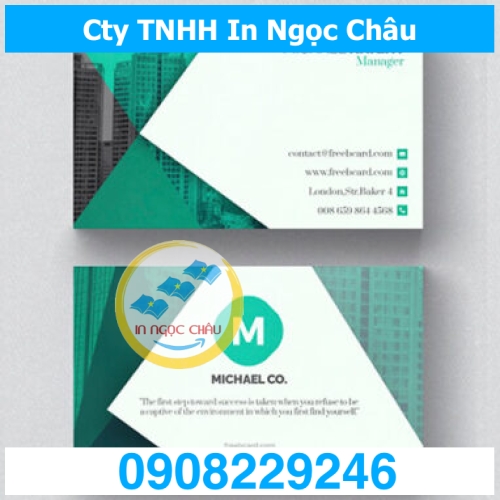  	Thiết kế name card sang đẹp giá rẻ