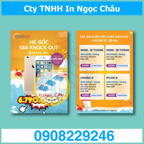  	In Tờ Rơi A5 – Số lượng 2000 tờ A5