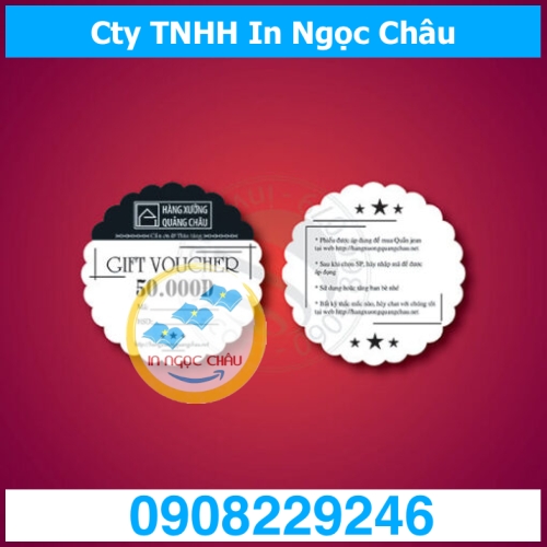  	Giá rẻ hơn 20% khi In Tag Quần Áo HCM, Mác, Thẻ treo, Price tag