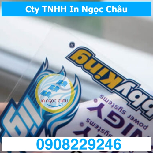  	In decal nhựa trong giá rẻ
