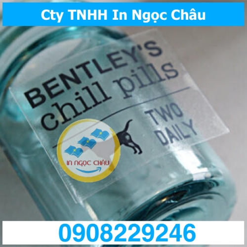  	In decal nhựa trong giá rẻ
