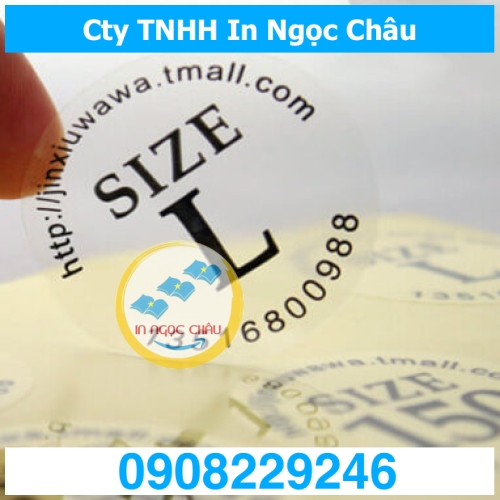  	In decal nhựa trong giá rẻ