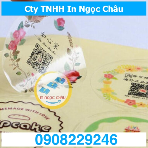  	In decal nhựa trong giá rẻ