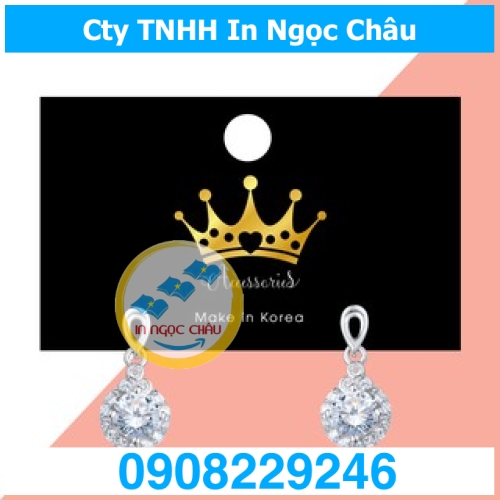  	Giá rẻ hơn 20% khi In Tag treo bông tai